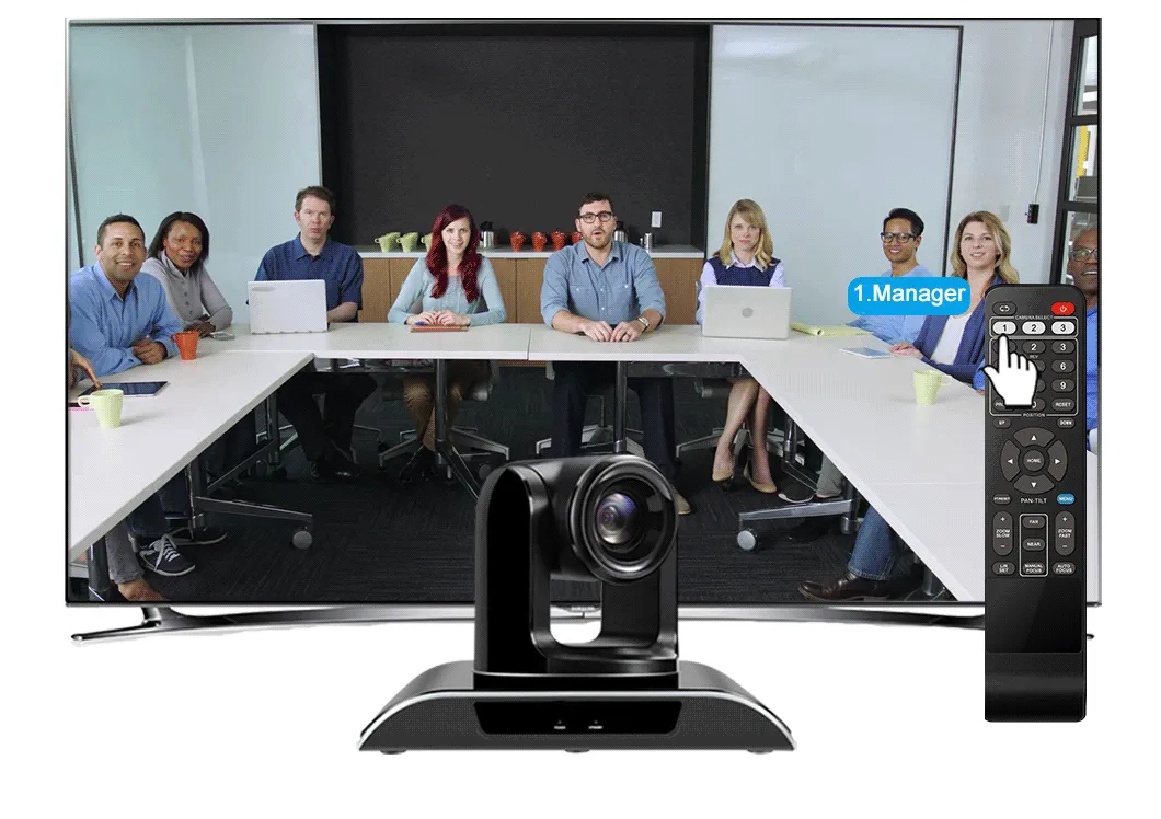 Vhd10n10X Optical Zoom Full HD 1080P Video Conference Camera for Conference System