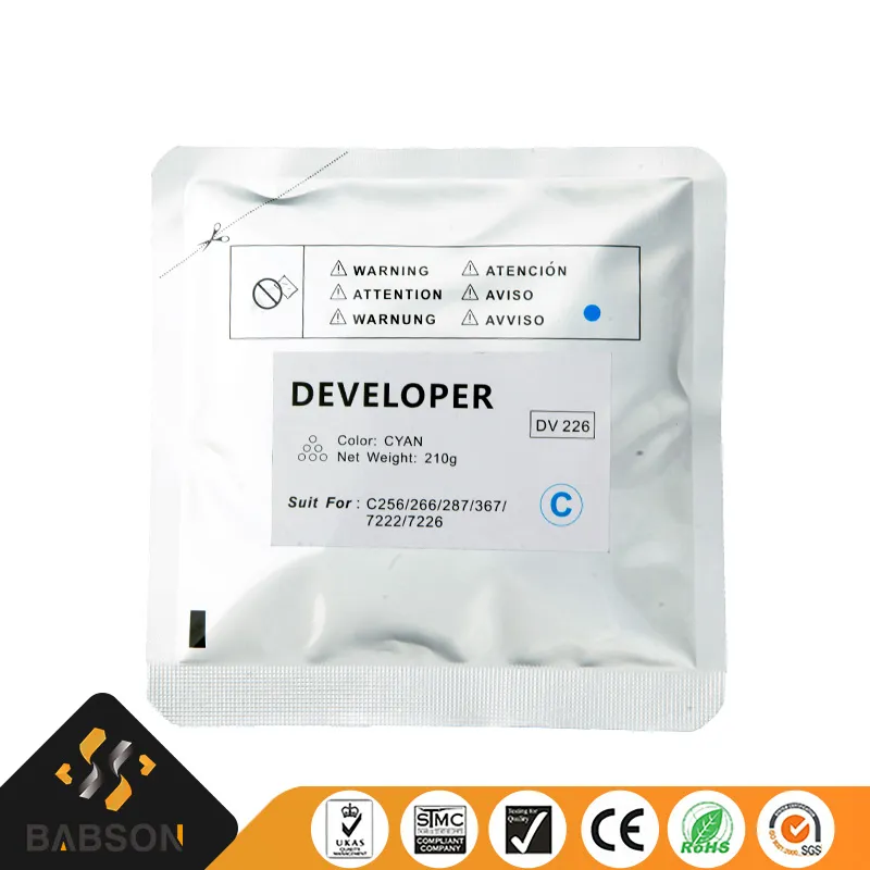 Wholesale Compatible Copier Parts Type DV226 Developer for Bizhub Models C256 266 287 367 7222 7226