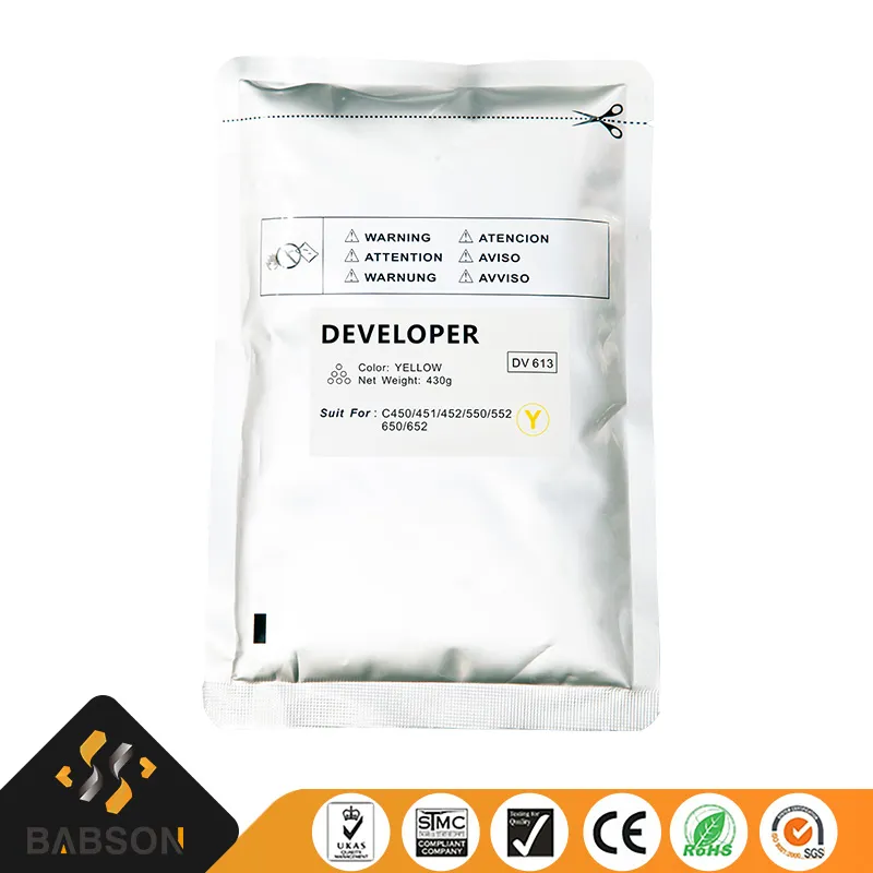 Wholesale Compatible Copier Parts Type DV613 Developer for Bizhub Models C450 451 452 550 552 650 652 654 754