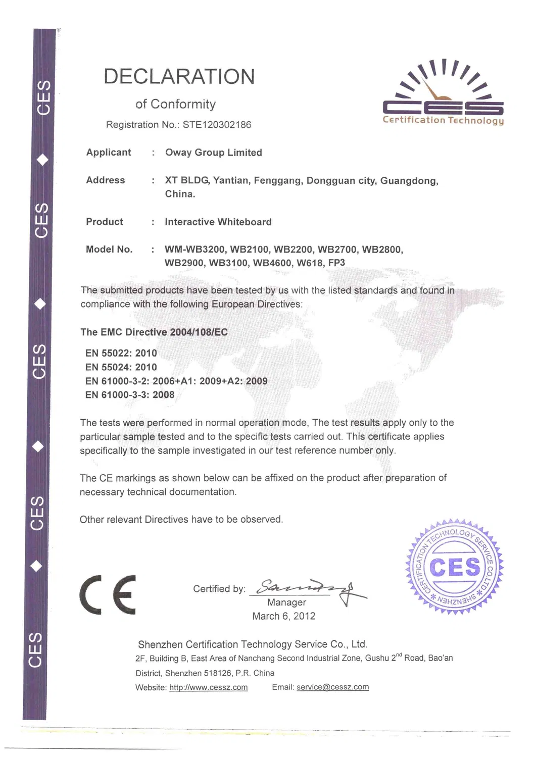 Wholesale Finger Touch Interactive Whiteboard FT6 with Auto Calibration 100 Points