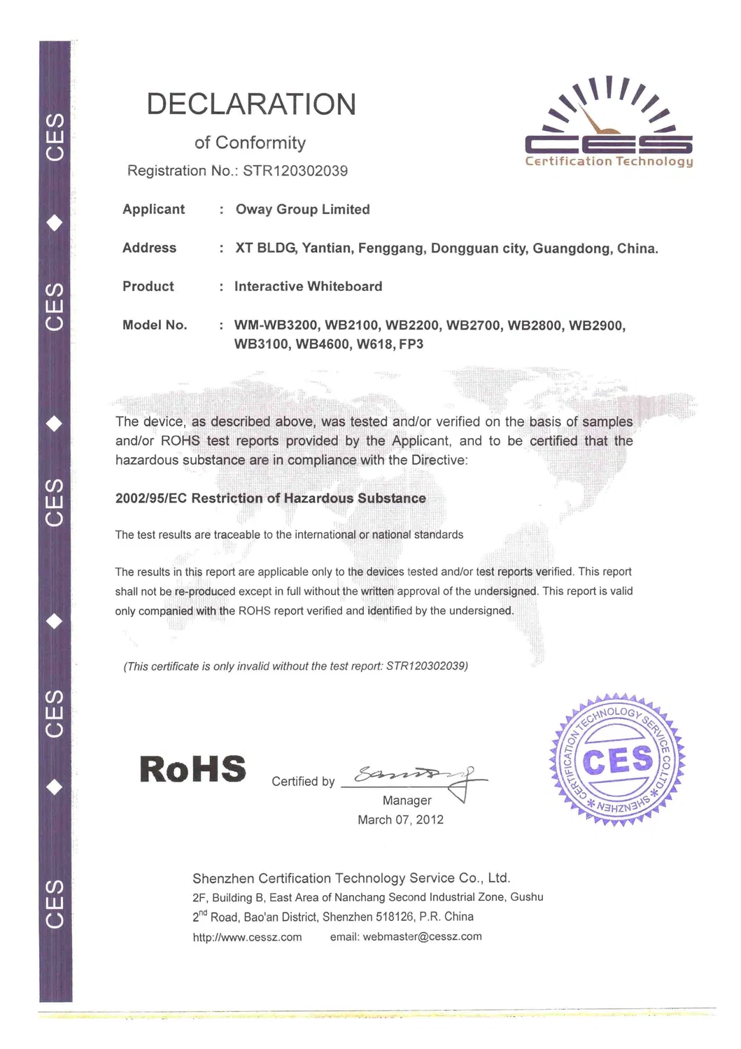 Wholesale Finger Touch Interactive Whiteboard FT6 with Auto Calibration 100 Points