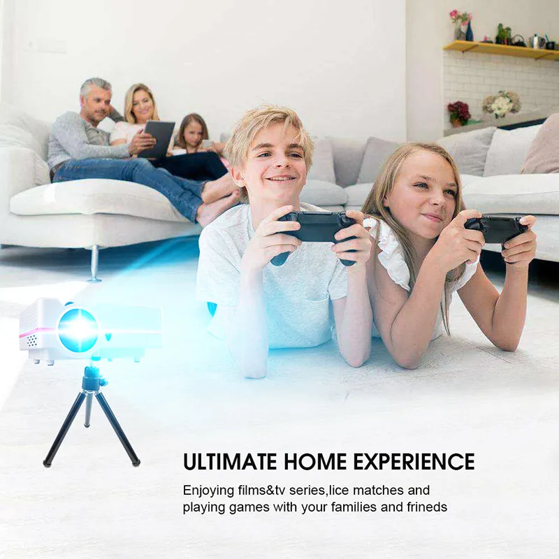 Wireless Mobile Smart USB Video WiFi Micro HD LED Home Theater Pico Android Mini Portable Smart Beamer Projector