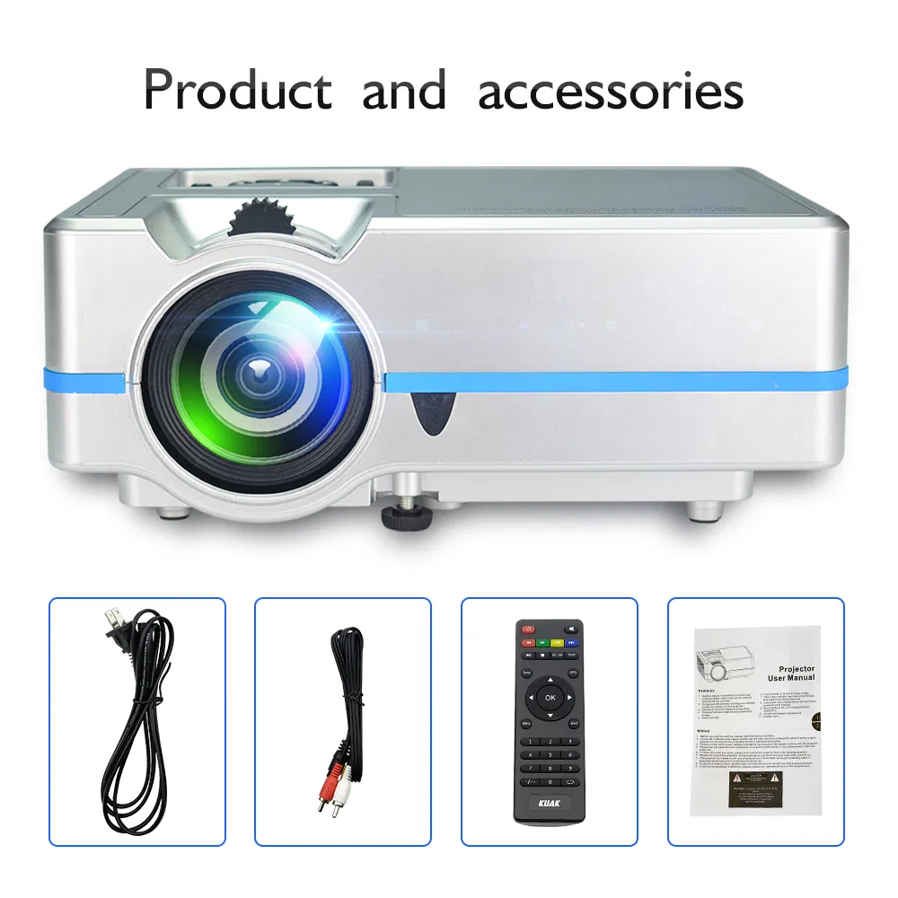 Wireless Mobile Smart USB Video WiFi Micro HD LED Home Theater Pico Android Mini Portable Smart Beamer Projector