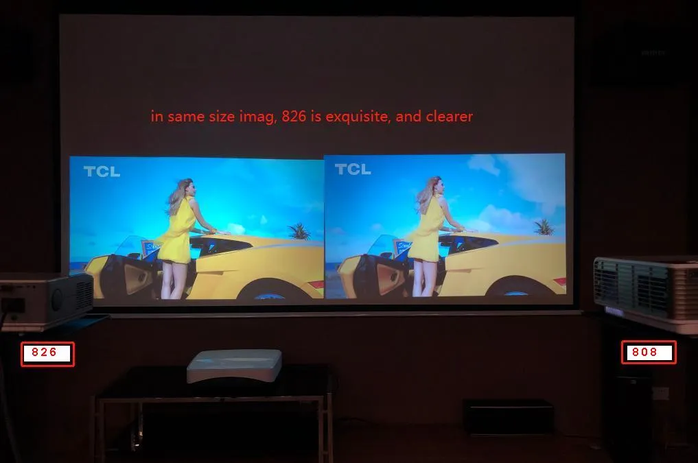 Yi-826 1920X1080 4000lumens WiFi HiFi LED Home/Business/Education Projector