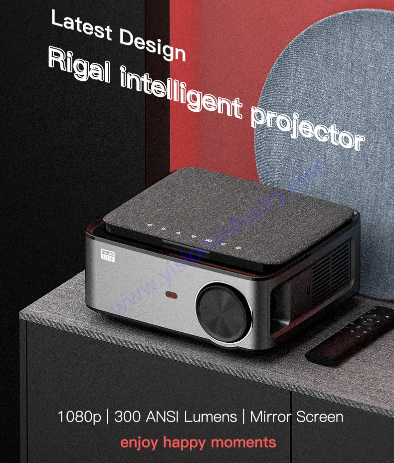 Yi-828 1920*1080 LED-LCD Smart Android 4K Portable Projector